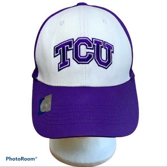 TCU Horned Frogs Purple and White Structured Hat - Picture 2 of 8